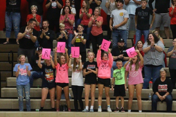 Cheering on the Tigers